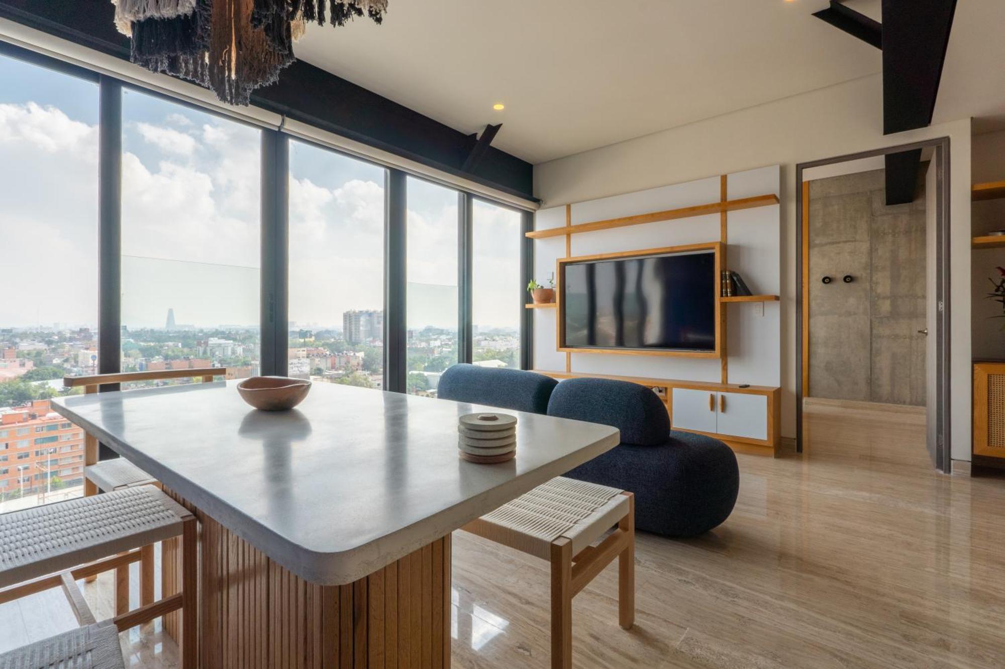 Departamento En Cdmx Con Gym Y Coworking Apartment *